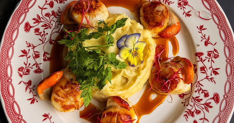 Saint Jacques à l'orange